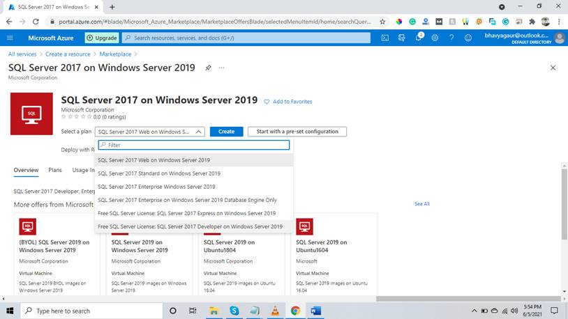 How To Create A SQL Server Instance In The Managed Virtual Machine